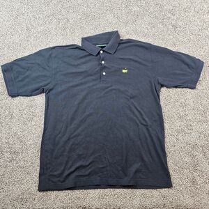 Masters Collection Shirt Mens Large Black Golf Polo Augusta National Vintage Y2K
